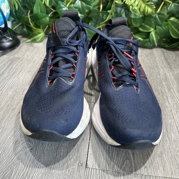 Asics Gel-Nimbus 25 Mens Size 10 Blue White Athletic Running Shoes Sneakers main image 4